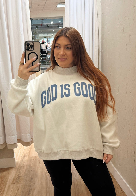 Jesus x God is Good Mockneck