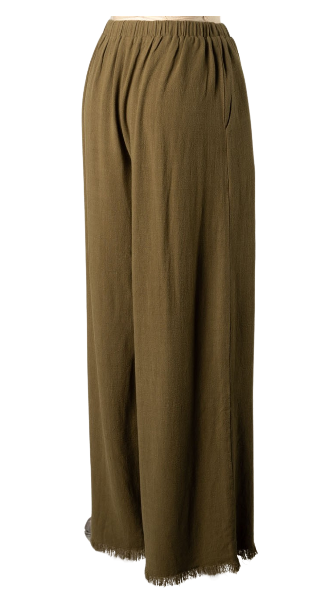 Linen Pants - OLIVE