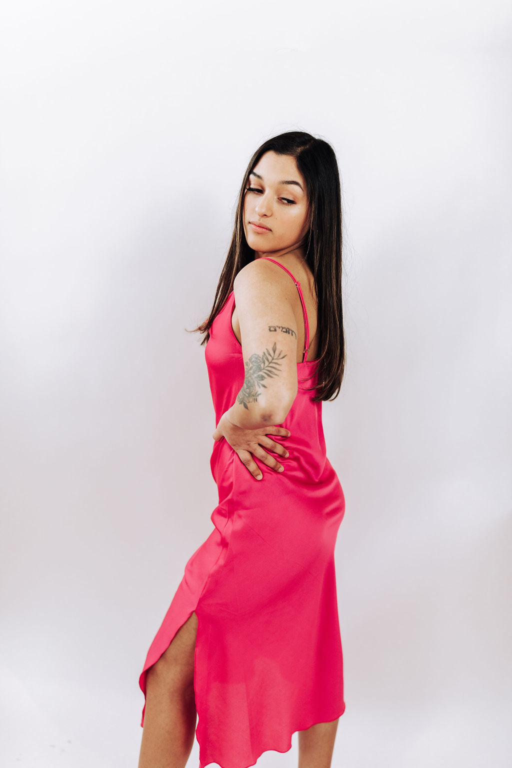 Pink Passion Midi Dress