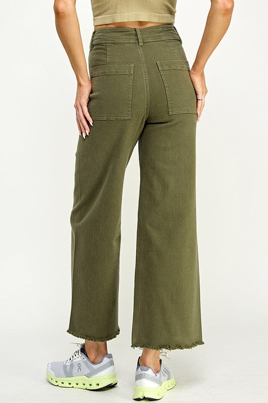 Willow Wide Leg - Olive