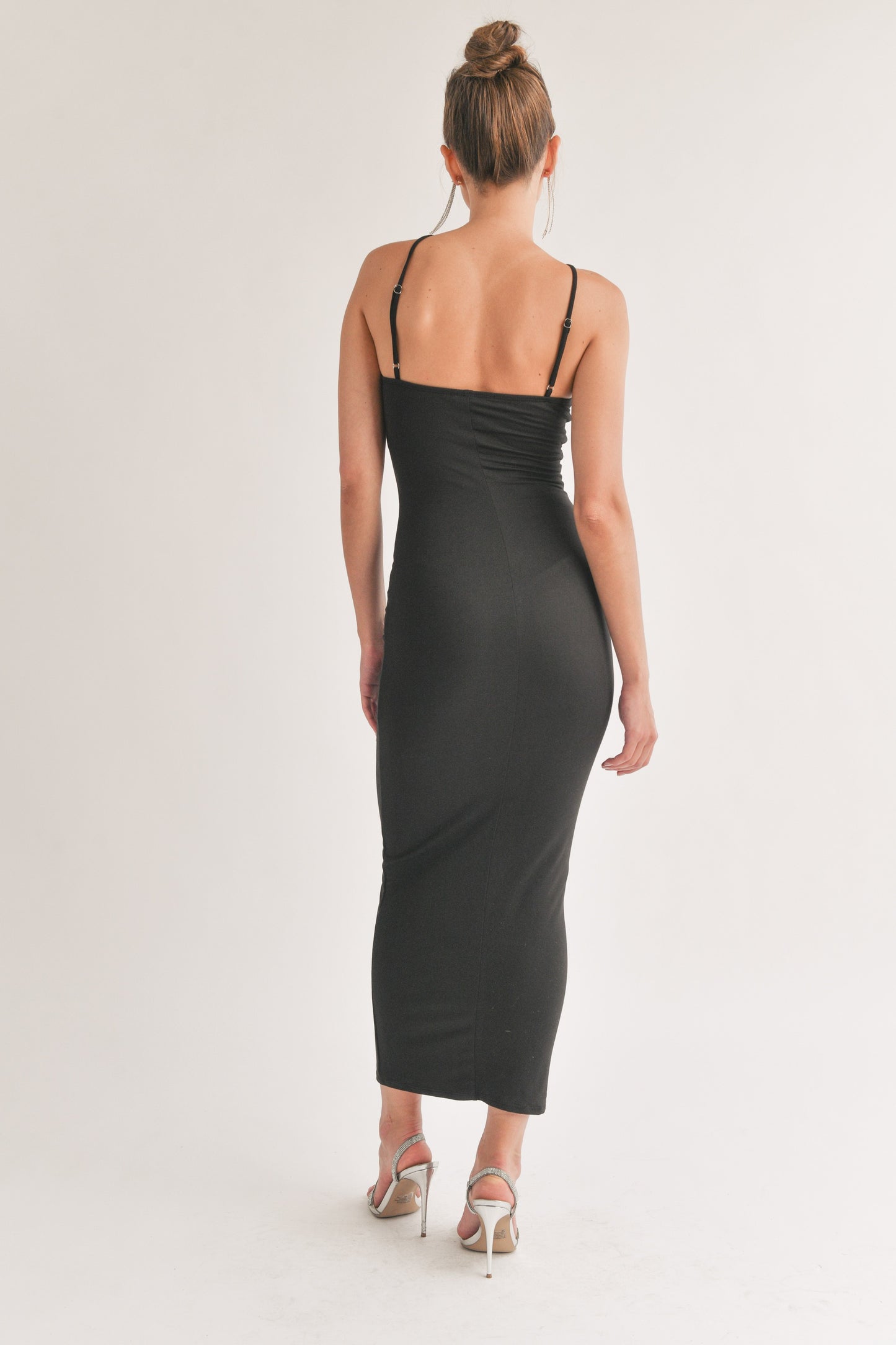 Rosette Maxi Dress