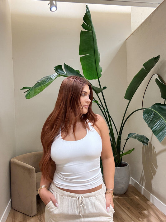 Halter Top - White