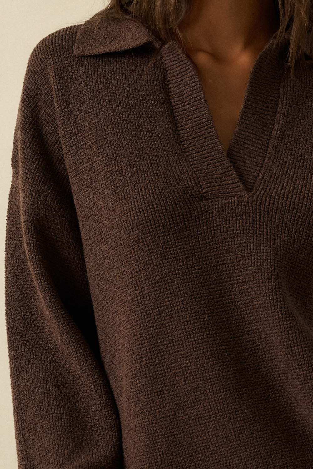 Cambria Knit Polo Sweater