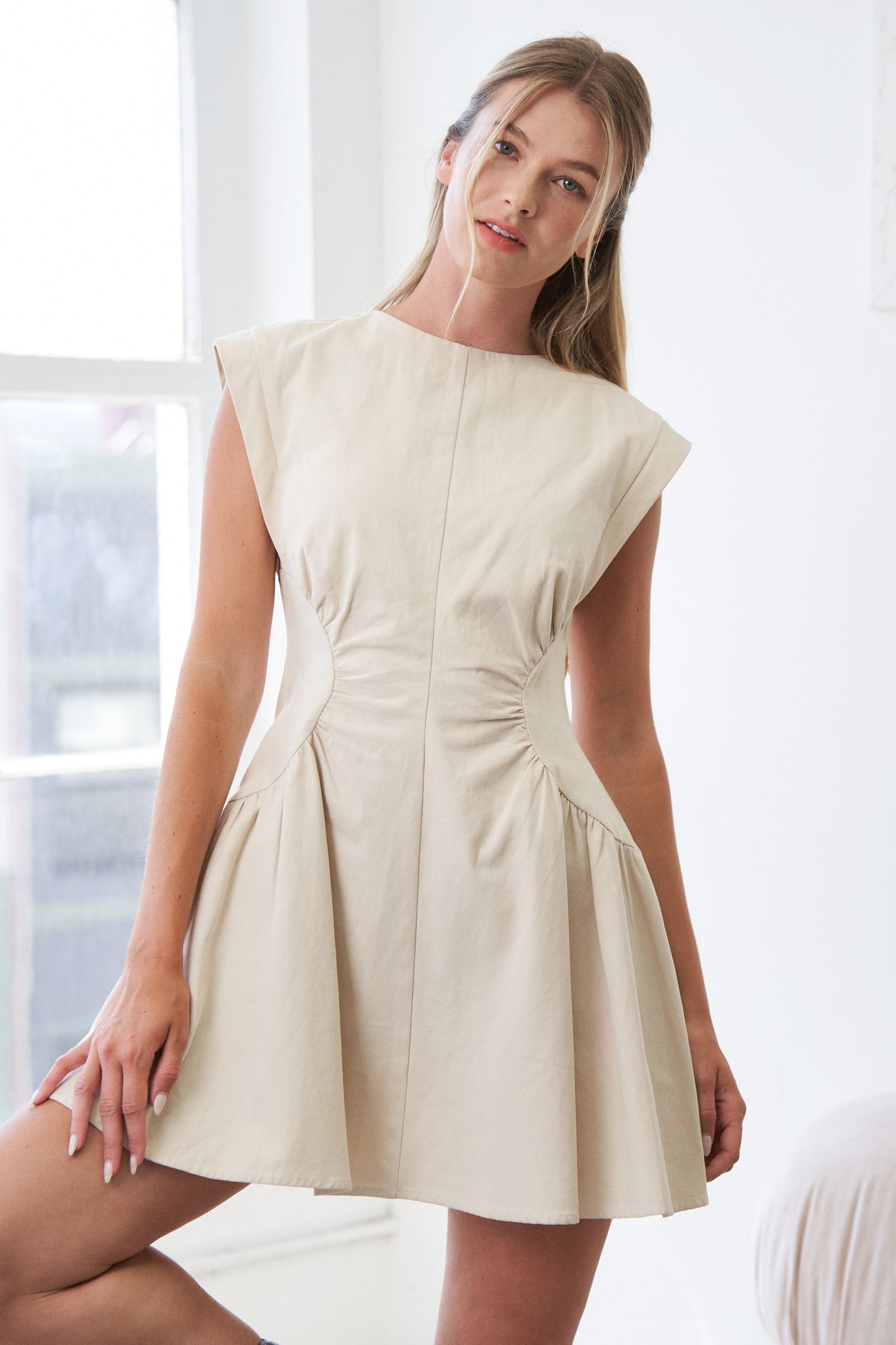 Harlow Mini Dress - Ivory