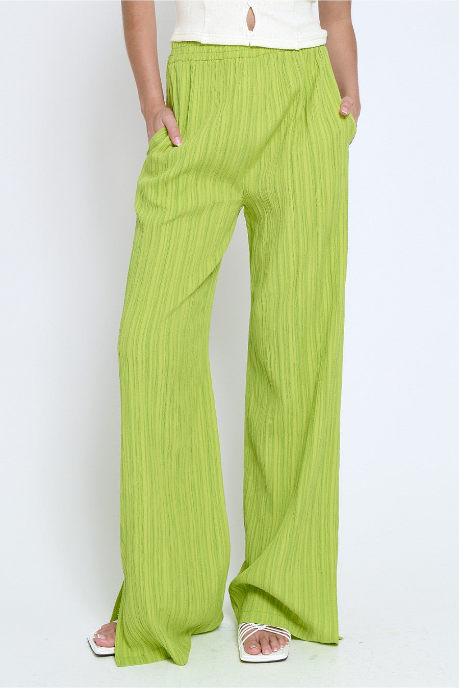 All About It Pant- Lime