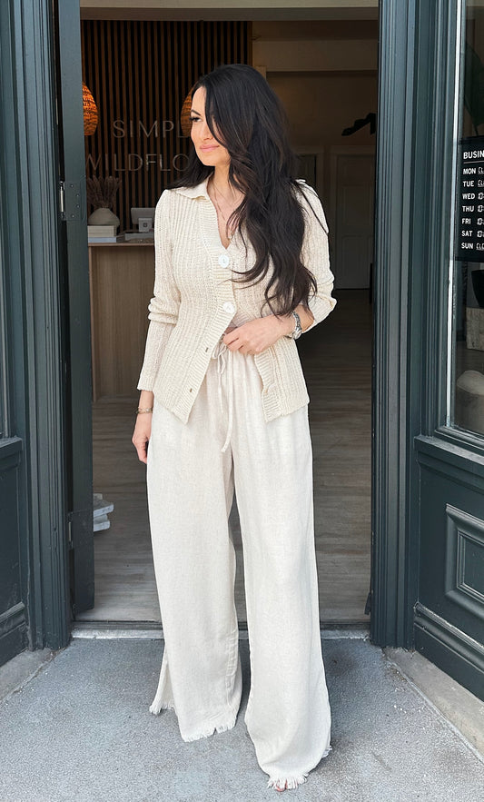 Linen Pants - OATMEAL
