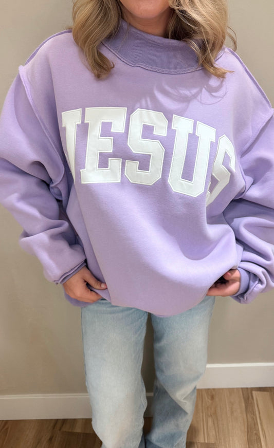 Jesus Mockneck - Lilac