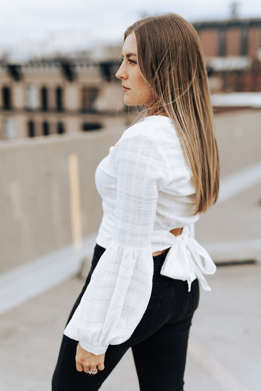 Arie Top with Back Waist Tie