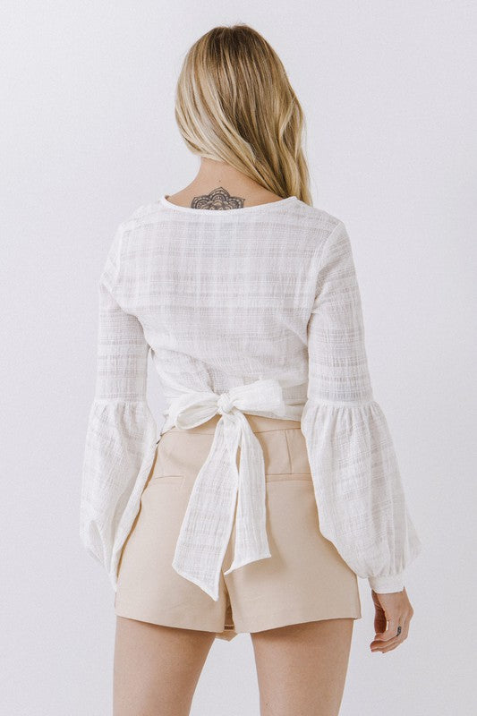 Arie Top with Back Waist Tie