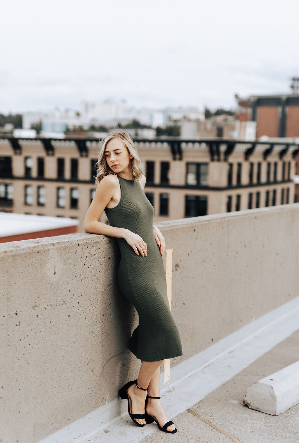 Emily Rib Knit Dress