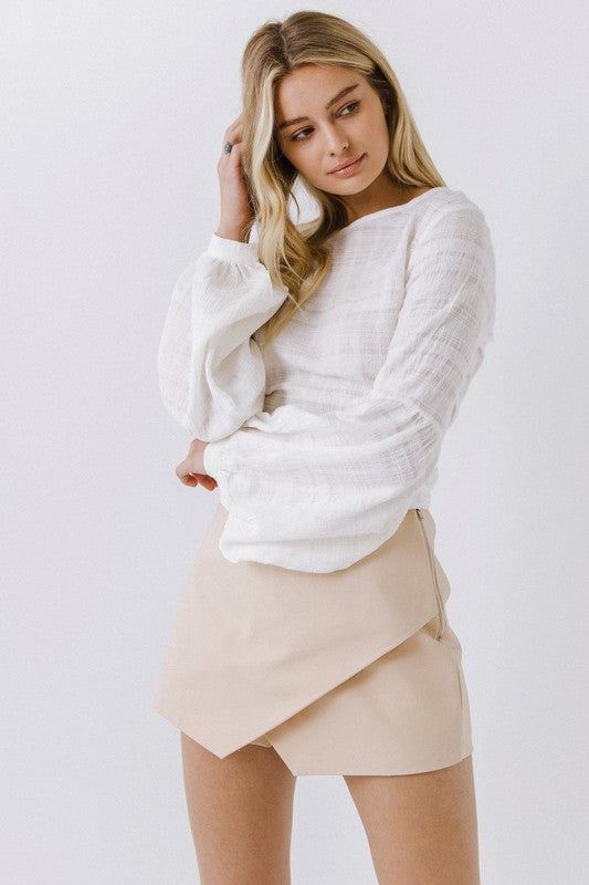 Arie Top with Back Waist Tie