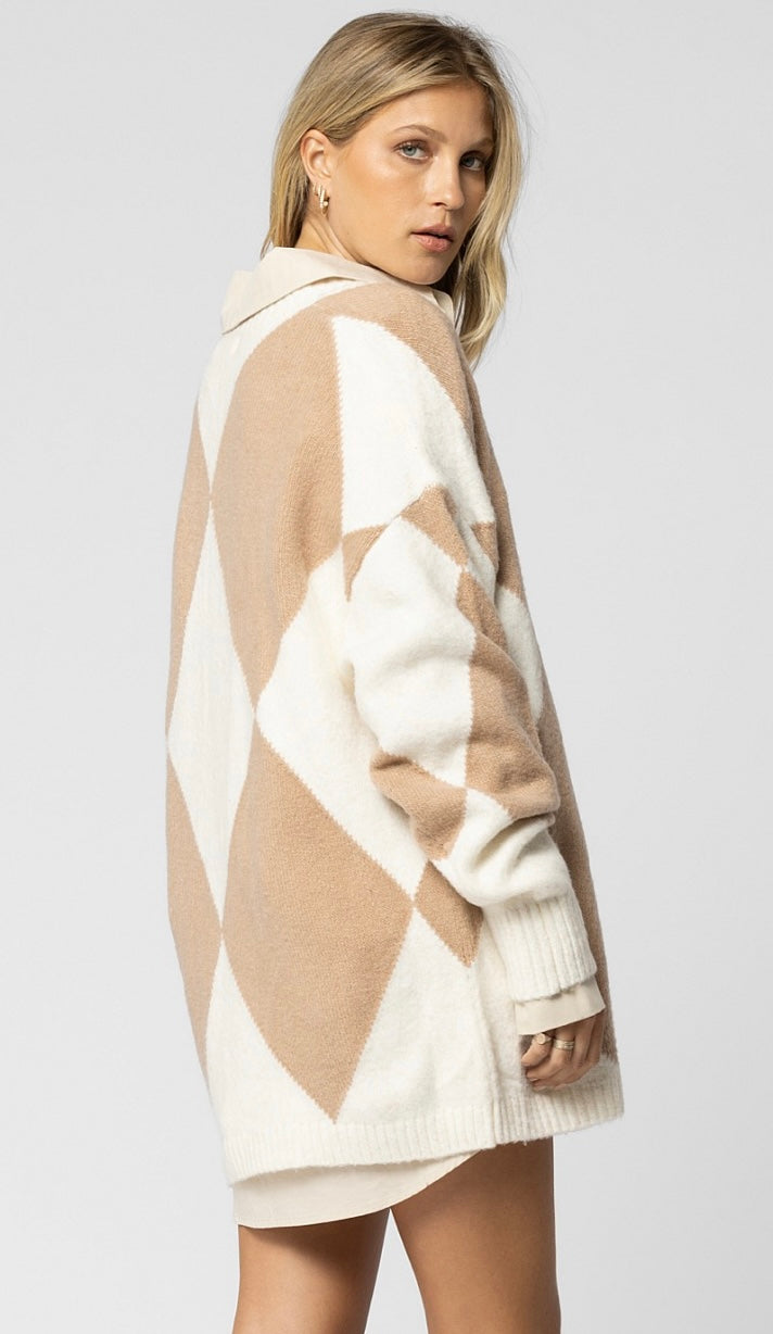 Diamond Pattern Sweater