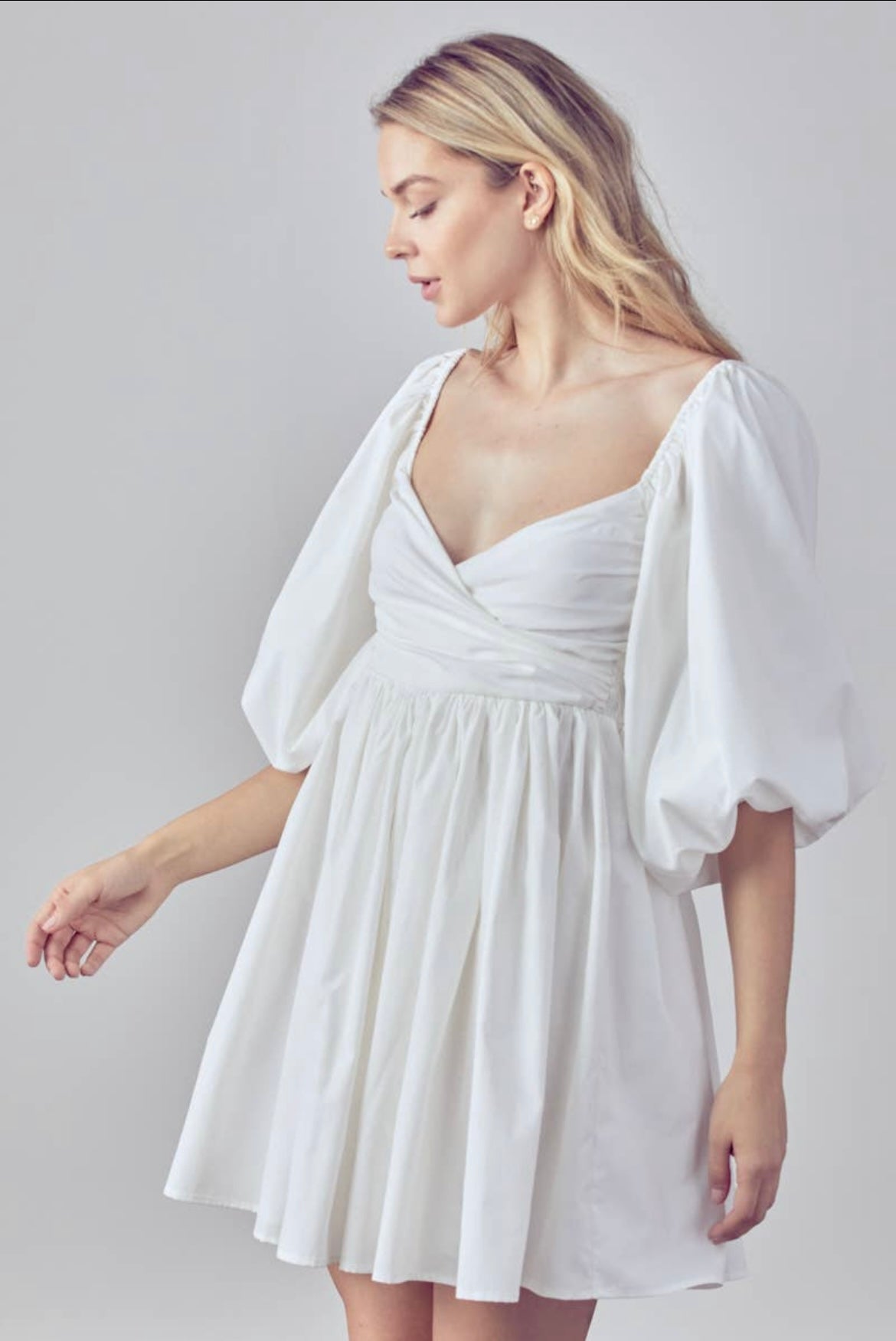 Amelie Puff Sleeve Dress
