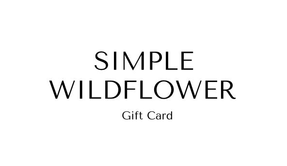Simple Wildflower Gift Card