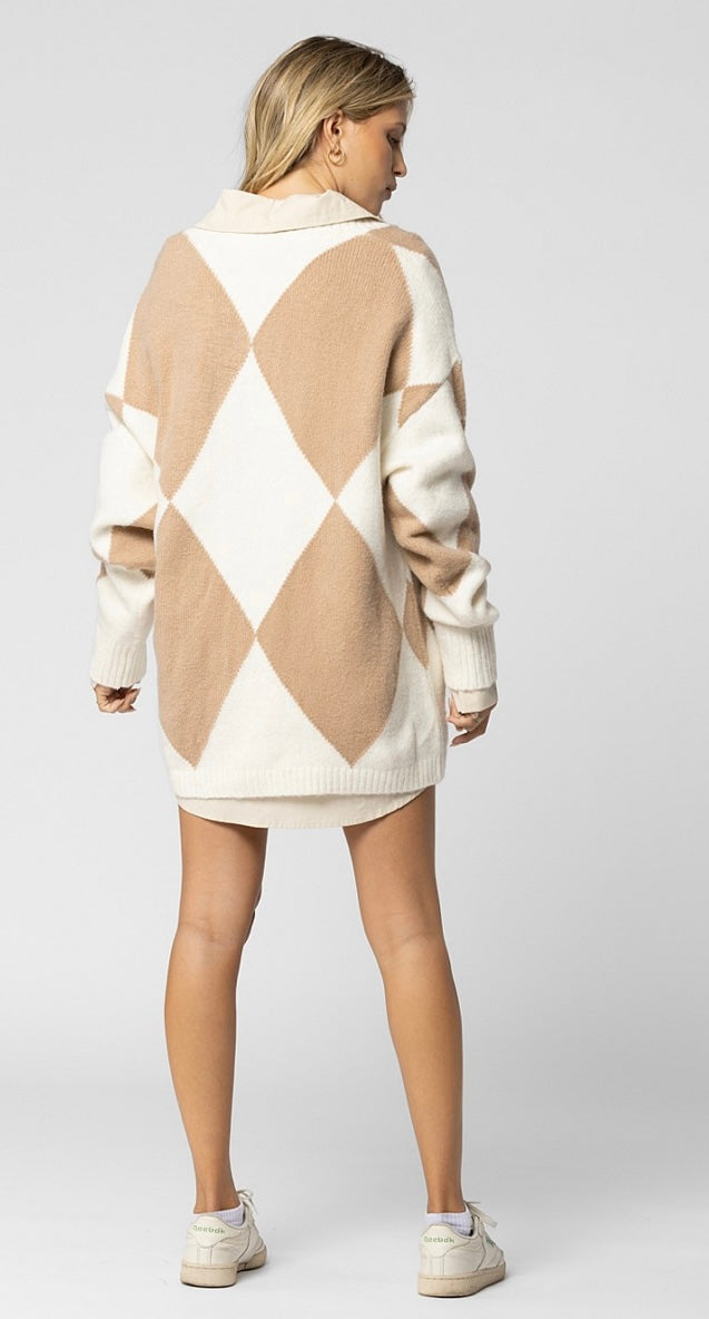 Diamond Pattern Sweater